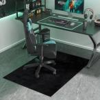 ZPAI ゲーミングチェアマット フランネル素材 90×120cm デスクチェアマット 滑り止め加工 ゲーミングマット 短毛タイプ 厚さ4mm