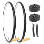 Hycline ロードバイクタイヤ 1本/2本/セット 700x28C クリンチャー 自転車用  折りたたみ式 仏式バルブ FV48mm Roa