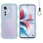 HILEGENER for OPPO Reno11 A かわいい ケース うねうね レンズ保護 耐衝撃 オッポ Reno11A 用滑り止め スマ