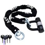 AKMbai часы высокий выдерживающий разрез . очень толстый chain lock φ( диаметр )10mm×1200mm U -образный замок имеется велосипед мопед мотоцикл k