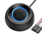 GenmaiBule PC источник питания переключатель источник питания кнопка настольный PC компьютер кейс компьютер ho -тактный кнопка источник питания переключатель p