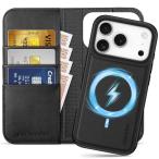 SHIELDON iPhone 17Pro 対応 手帳型ケース 2in1分離式 本革レザー 6.3インチ 5G カード収納 [RFIDブロッキン