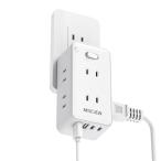 Mscien разветвитель usb розетка ответвление 6 шт AC разница включено .2 шт usb-c 2 шт usb-a переключатель имеется розетка ответвление .... темно синий 