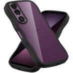 ショッピングxperia クリア Xperia 1 VII ケース/SO-51F かわいい 波状フレーム うねうね 耐衝撃 エクスペリア 1 VII スマホケース 滑り止