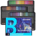 Roleness 色鉛筆 72色 油性色鉛筆 子供と大人 塗り絵 色鉛筆セット 発色の良い 柔らかい芯 初心者とプロ仕様  画材セット