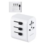  Elecom за границей переходник A/BF/O/SE модель USB-A 3 порт 12W полярность соответствует (N высшее соответствует ) белый ECT-32-15A3WH