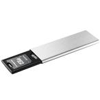  Elecom память футляр для карточек память зажим SD кейс aluminium модель скользящий открытый тип зажим есть M размер серебряный CMC-SDCAL