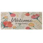 LIV PLUS коврик перед дверью 24×55cm грязь сбрасывание промывание в воде OK wellcome botanikaruND-2851 вход коврик 