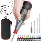 ショッピングlee Yacooda 電動ドライバー 小型 2025新登場・鬼トルク・軸ブレなし 電動6N.m 手動15N.m 強力 16点ビット付き 収納ケース付き