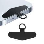  смартфон ремешок держатель ультратонкий 0.2mm* отходит трудно иен .. искривление осыпь проект * из нержавеющей стали металлический бирка patch ремешок для мобильного телефона держатель тонкий крепкий 10kg