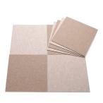 日本製 撥水 消臭 洗えるサンコー ずれない タイルカーペット 30×30cm ベージュセット 8枚フラットタイプ おくだけ吸着 ジョイントマッ