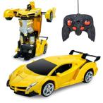  машина с радиоуправлением деформация робот машина игрушка Stunt машина робот . преображение возможен электрический RC машина LED установка 360 раз вращение модель машина ребенок игрушка .