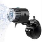 AQQA 水槽 水流ポンプ 小型 ウェーブポンプ 静音 強力 50~80cm水槽対応 吐出量4500L/H 流量調整 角度調整 低騒音 金魚 海