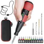 ショッピングlee Yacooda 電動ドライバー 小型 2025新登場・鬼トルク・軸ブレなし 電動6N.m 手動15N.m 強力 16点ビット付き 収納ケース付き