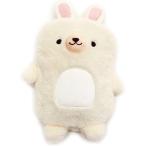 ヒロコーポレーション 蓄熱式湯たんぽ 充電式 お湯交換不要 ふわふわカバー ベージュ うさぎ HDL-UYTP-03