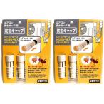 メール便発送 （まとめ買い）エアコン排水ホース用 防虫キャップ 2個入 〔×2〕