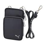 クツワ PUMA(プーマ) スマホポーチ 財布 ブラック PM489BK