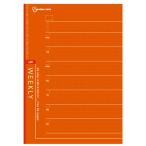 （まとめ買い）レイメイ藤井 システムノート フリーウィークリースケジュール レフト式 B6 NT206 〔5冊セット〕