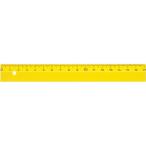 （まとめ買い）レイメイ藤井 KUM ルーラー イエロー KM171Y 〔10個セット〕