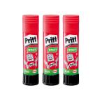 ショッピングprit （まとめ買い）プラス スティックのり プリット(学童向け) なまえ欄付き レギュラーサイズ 3本 NS-701S-3P 〔×5〕