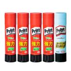 ショッピングprit メール便発送 プラス スティックのり プリット 4本+スムーズプリット1本 お試しパック レギュラーサイズ NS-701-41SM