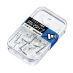 （まとめ買い）コクヨ プラスチック画鋲 ダルマタイプ 15本入 透明 カヒ-20NT 〔×10〕