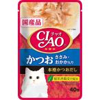 Yahoo! Yahoo!ショッピング(ヤフー ショッピング)いなばペットフード CIAOパウチ かつお ささみ・おかか入り 40g IC-204