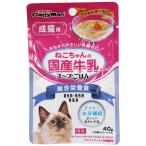 （まとめ買い）キャティーマン 猫ちゃんの国産牛乳を使ったスープごはん ささみ＆サーモン 成猫用 40g 猫用フード 〔×30〕