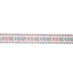  тирольский лента рукоделие лента лента вышивка белый красный синий 18mm цветок. дорога 
