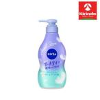 ショッピングニベア 花王 ニベア エンジェルスキン ボディウォッシュ サボン＆ブーケの香りポンプ 本体 480mL×1個 ボディソープ 液体せっけん