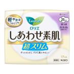花王 ロリエ しあわせ素肌 超スリムタイプ 特に多い昼用 羽つき 17コ入【医薬部外品】