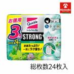 在庫のみ 花王 トイレクイックル ストロング トイレ用そうじシート エクストラハーブ 詰め替え 24枚入り×1個 トイレ掃除 拭き掃除 シート