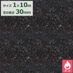  clover брезент цвет модель газонная трава длина 30mm 1m×10m CTBK30 [ искусственный газон roll двор настоящий чёрный цвет ] черный 