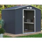  Lee be metal shedo место хранения маленький магазин 006 темно-серый &amp; белый примерно 3 татами шкаф [ модный место хранения маленький магазин наружный DIY]