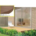 ショッピングDIYキット ウッドデッキ diy キット 樹脂 人工木 リクシル 樹ら楽ステージ 束柱Aセット(標準束柱) 幕板B仕様 間口1.5間×出幅9尺