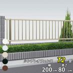 フェンス 格子16本 YKK シンプレオフェンス T2型 T80 H800 高さ80cm 本体のみ 『YKKap たて 格子 屋外 アルミ 庭 diy