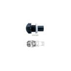  переполнение Through Hull распорка 38mm 1-1/2 дюймовый черный пластик 