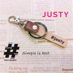 #JUSTY 本革ハンドメイドチャーム キーホルダー ジャスティ SUBARU スバル / Hashtag field製