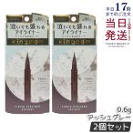 キングダム リキッドアイライナー R1 アッシュグレー 2個セット Kingdom メイクアップ 透明感 ウォータープルーフ にじみにくい