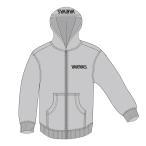 VARIVAS 公魚工房 フルジップパーカー VAAW-28 グレー L