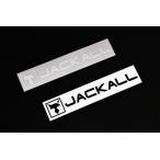 ジャッカル JK カッティングステッカー長方形 M ホワイト