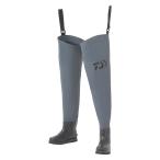  Daiwa PW-1208 ( фетр подошва ) энергия забродный полукомбинезон серый 3L