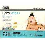 RICO Baby おしりふき ベビーワイプ　Baby Wipes　720枚入　80枚入×9パック　赤ちゃん用おしりふき