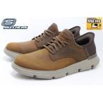 スケッチャーズ スリップインズ 本革 メンズ スニーカー Slip-ins SKECHERS GARZA GERVIN 205046 CDB DARK BROWN