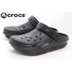 ショッピングクロックス クロックス メンズ レディース クロッグサンダル オフ グリッド crocs off grid clog 209501 001 BLACK