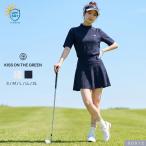ゴルフウェア レディース スカート インナーパンツ付き ジャガード ロゴ 【S〜3Lサイズ展開】 吸汗速乾 UV 接触冷感 フレアスカート 体系カバー 大きいサイズ