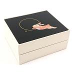 . зуб кейс TEETH BOX чёрный лакировка . главный .