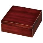 重箱 1段 木目塗 14cm