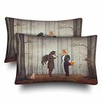 特別価格InterestPrint Raven Fox Dark Forest Looking Watch Pillow Cases Pillowcase S好評販売中