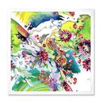 特別価格DesignQ Vibrant Wild Spring Leaves and Wildflowers X Modern Framed Wall Art好評販売中